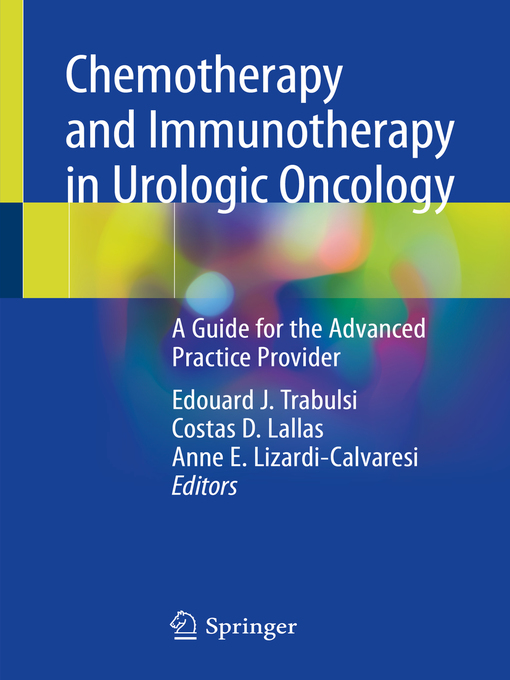 Title details for Chemotherapy and Immunotherapy in Urologic Oncology by Edouard J. Trabulsi - Available